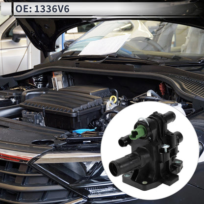 Engine Coolant Thermostat Housing for Peugeot Bipper 307 207 206 1007 (2006-2014)