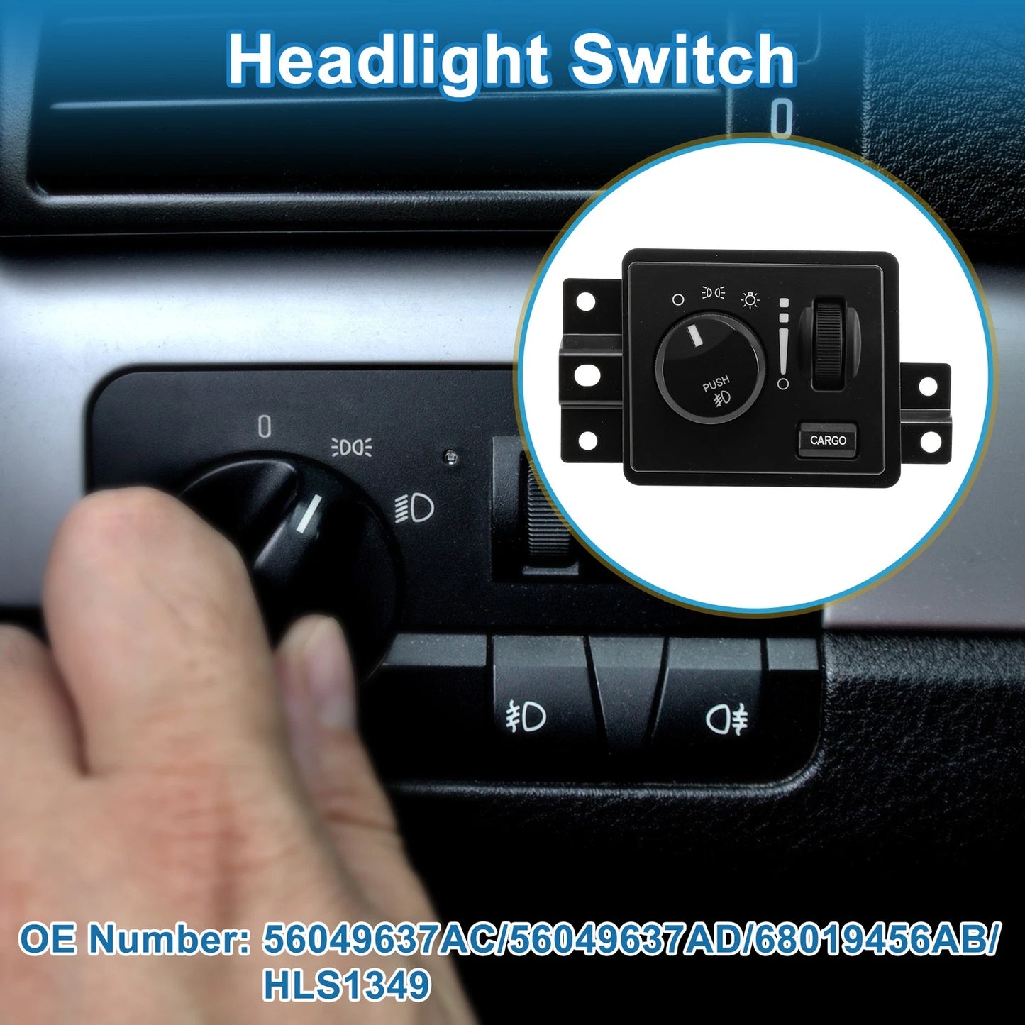 Headlight Switch for Dodge Dakota (2005 - 2010)