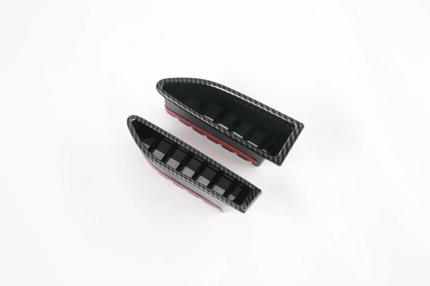 Front Headlight Eyelid Cover Trim for Nissan Rogue 2021-2023 Carbon Fiber 2 x