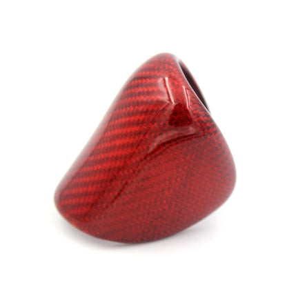 Red Carbon Fiber Gear Shift Knob Cover Trim Fit For Lexus IS ES GS 2014-2018