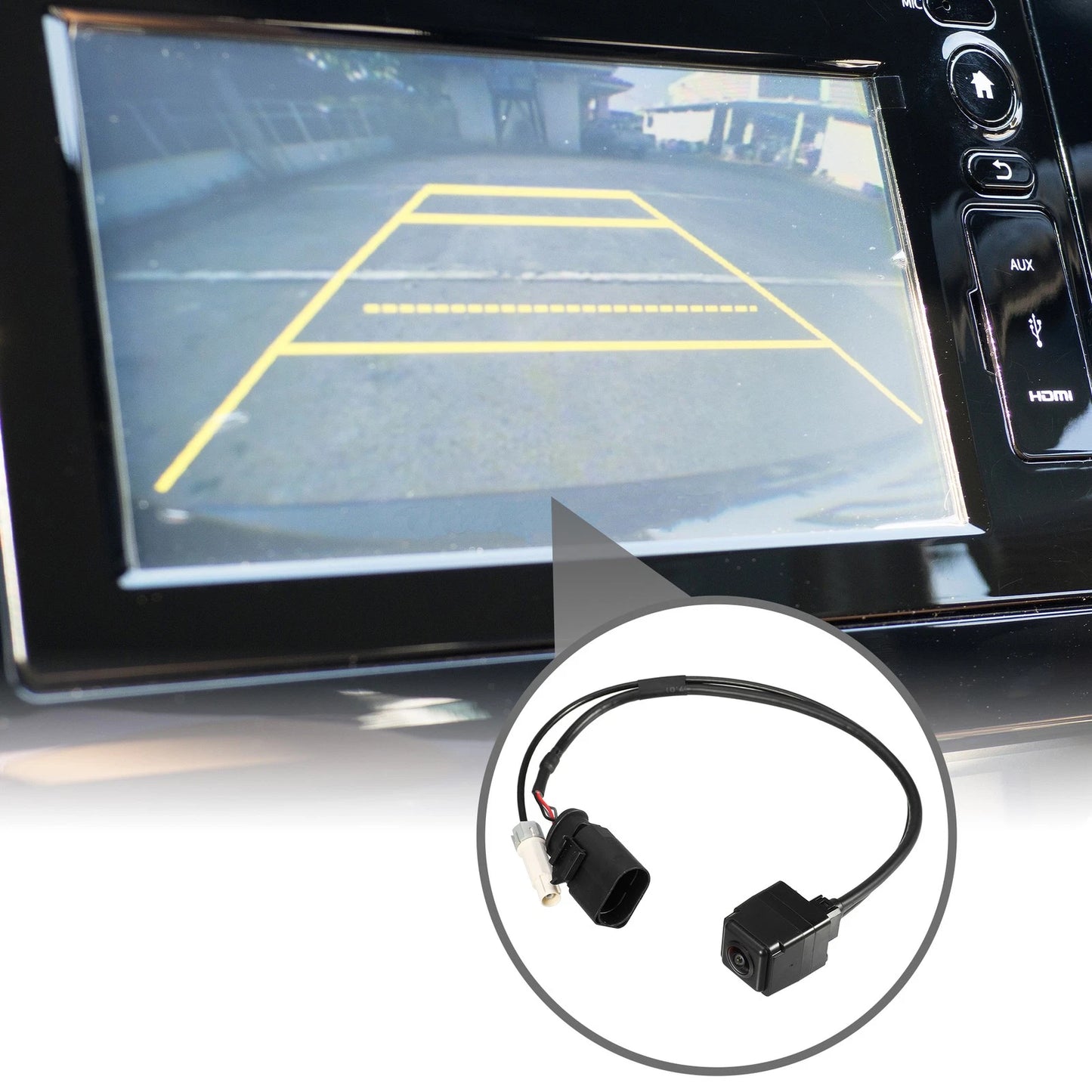 Rear View Back Up Camera Black for Porsche Macan (2015-2020)