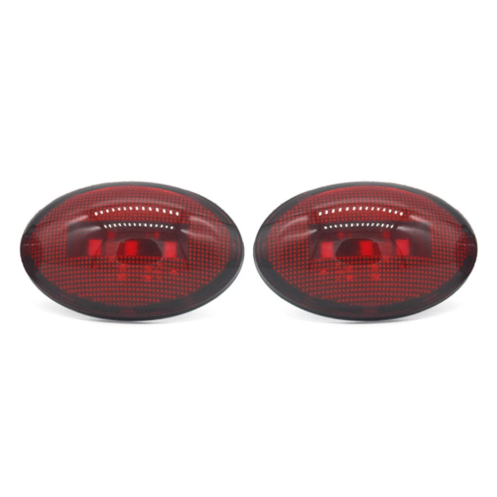 3 x LED Oval Side Marker Lights for Car Bus Truck Camper Motorhome Pickup