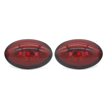 3 x LED Oval Side Marker Lights for Car Bus Truck Camper Motorhome Pickup