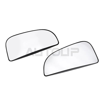 2 x Mirror Glass Left Right for Dodge Ram 1500/2500/3500/4500/5500 (2010–2019)