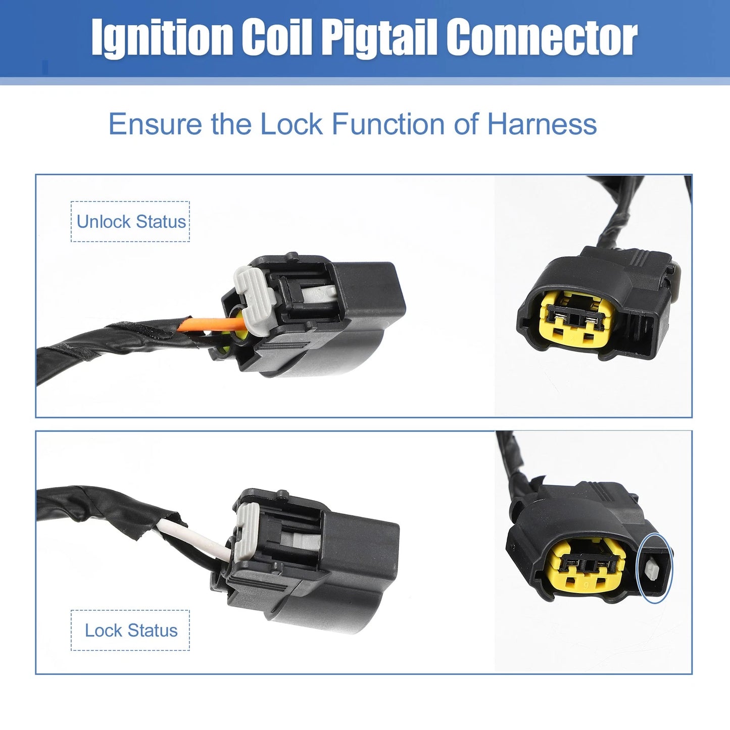 Ignition Coil Wire Harness for Kia Rio, Soul & Hyundai Veloster (2011-2019)