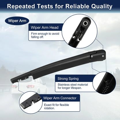 Rear Windshield Wiper Blade Arm Set for Ford Expedition, Lincoln Navigator