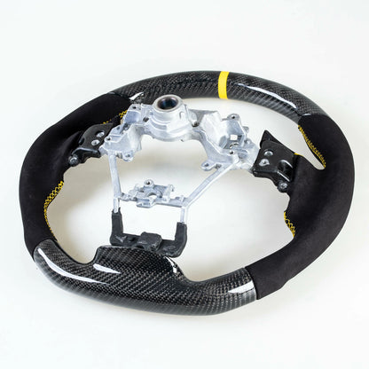 Carbon Suede Y Steering Wheel for Subaru Impreza, Forester, Ascent, Crosstrek (2017-2023)