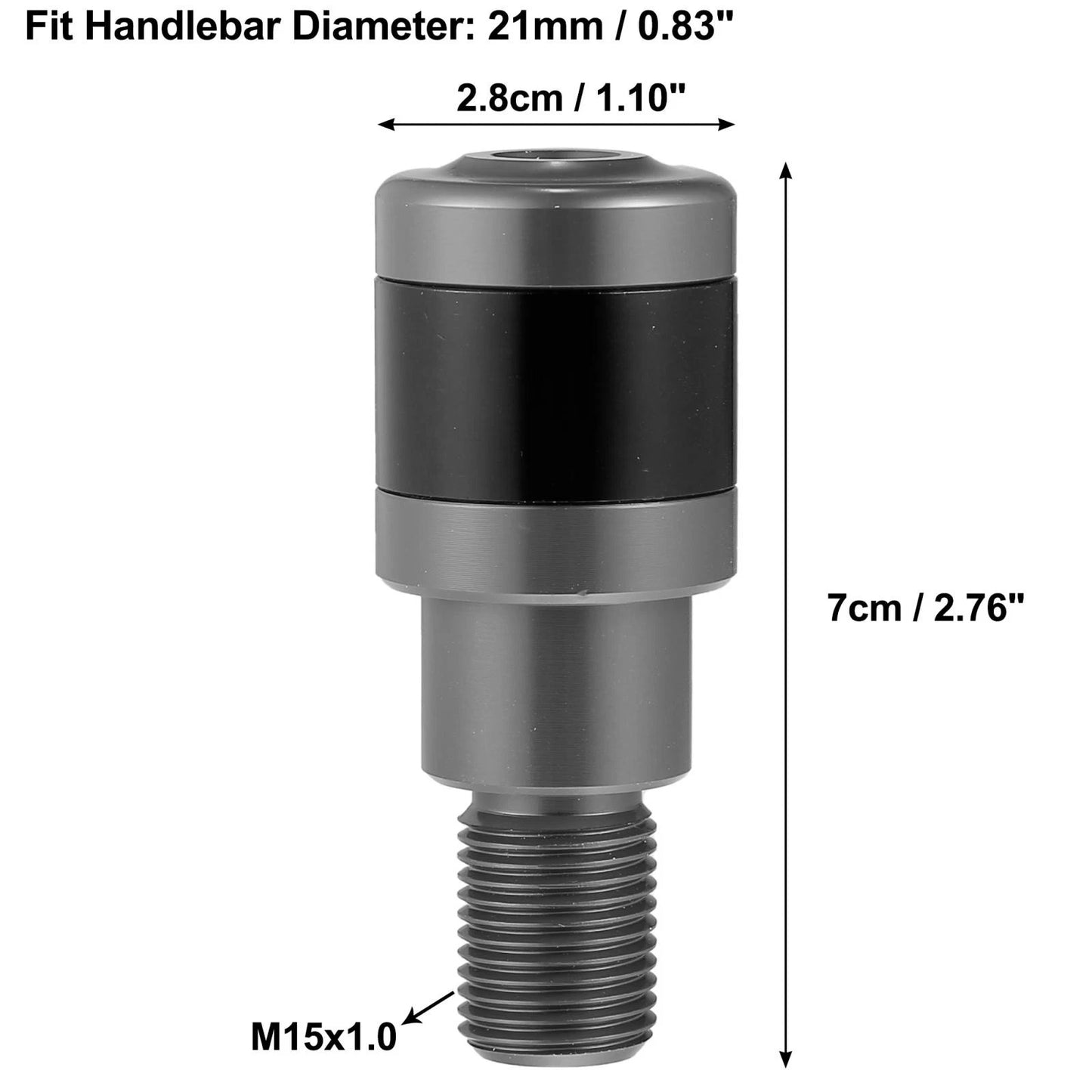 2 x Hand Grip Handlebar End Caps Plug Bar for Yamaha (2014–2020)