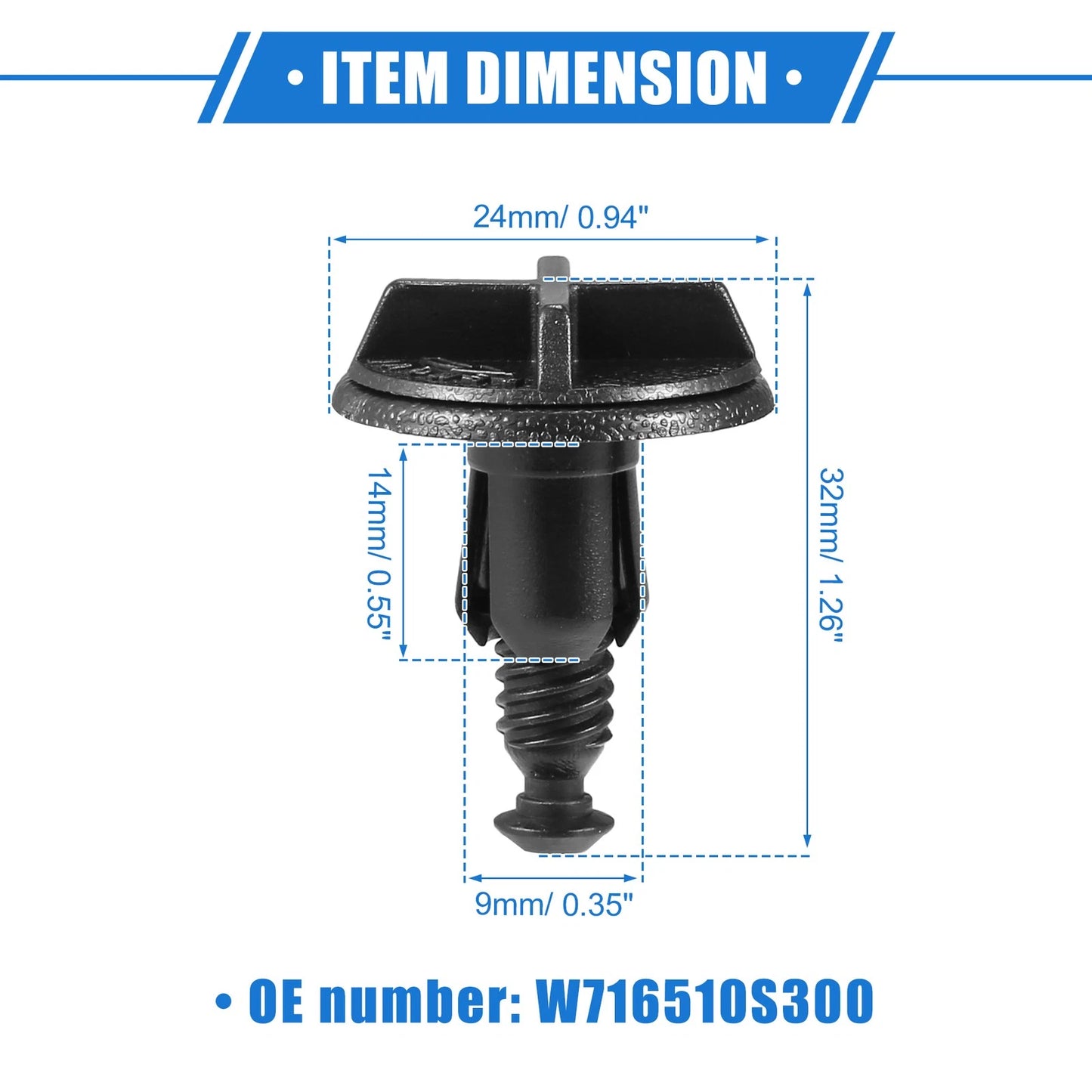 10 x Grille Retainer Clips for Ford Explorer (2020-2023)