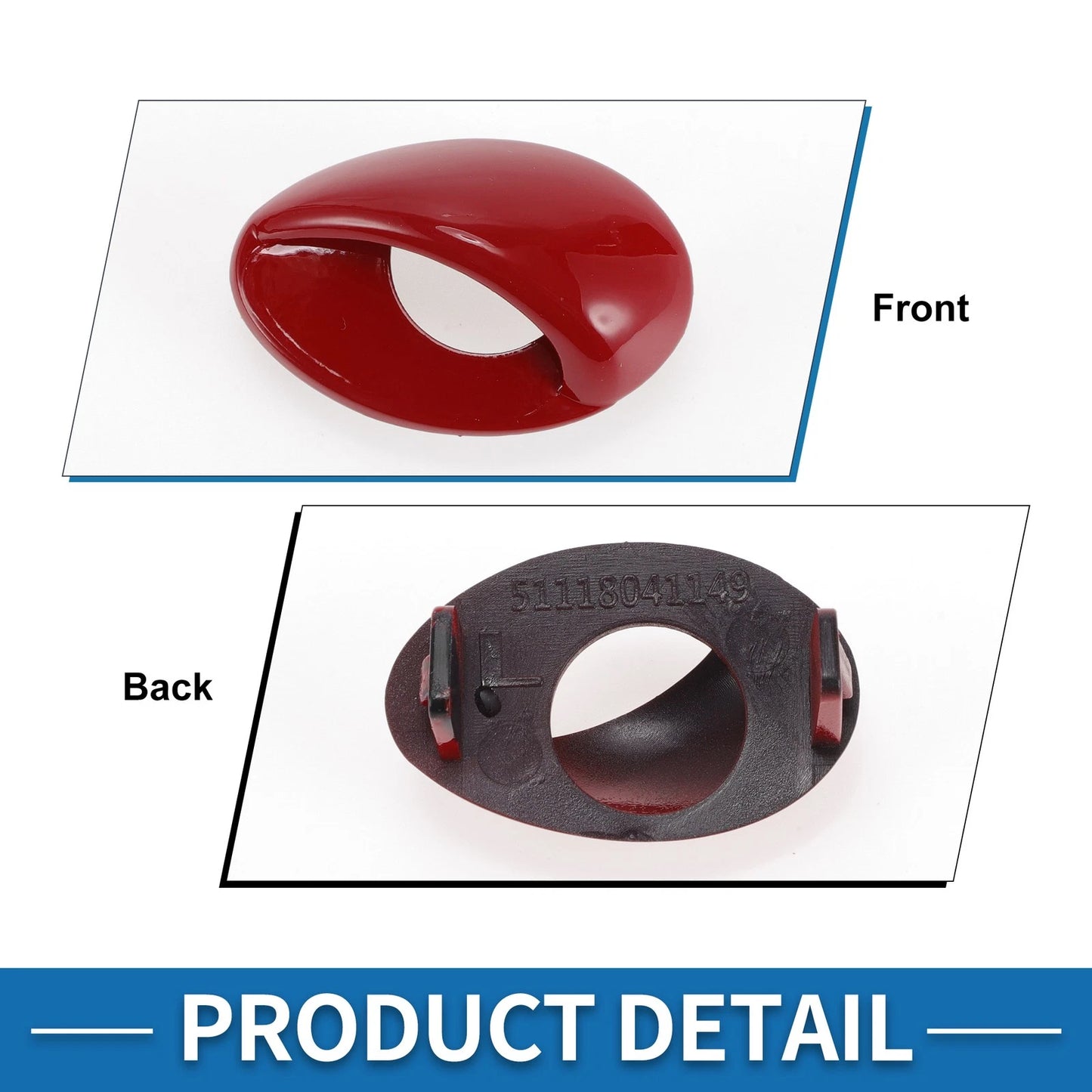 Front Left Side Bumper Headlight Washer Nozzle Cover Cap for BMW M3 (2008-2013)