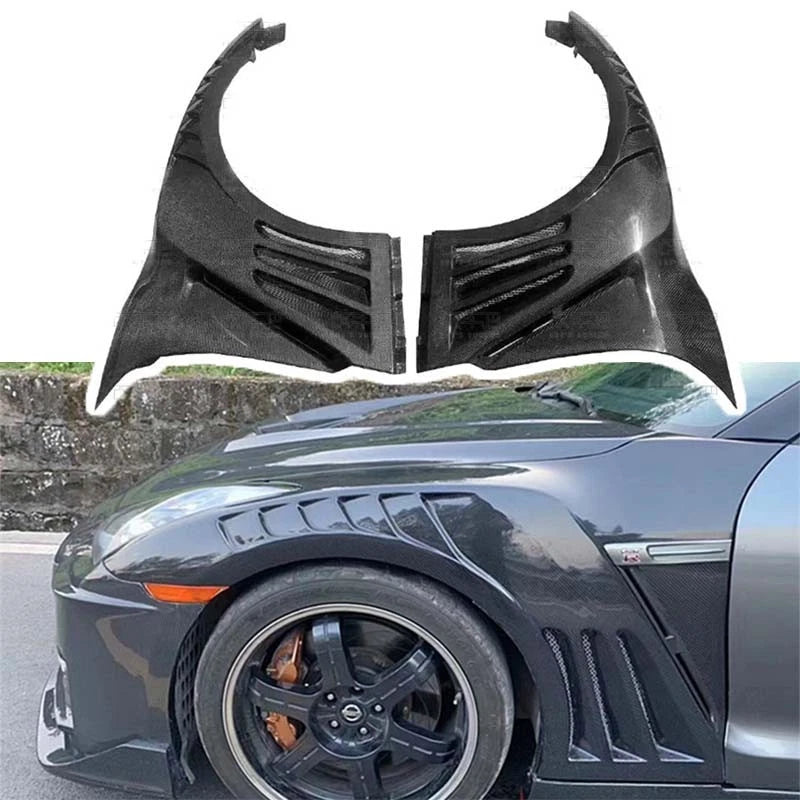 Real Carbon Fiber Front Fenders For Nissan GT-R GTR R35 2009-2021