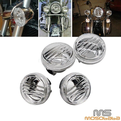 4 Pcs Turn Signal Light Lens Covers for Suzuki Boulevard M50 C50 C90 M109R (2005-2023)