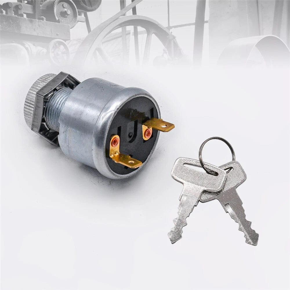 Pin Terminal Gas Electric Ignition Switch with Keys for EZGO TXT (1981-)