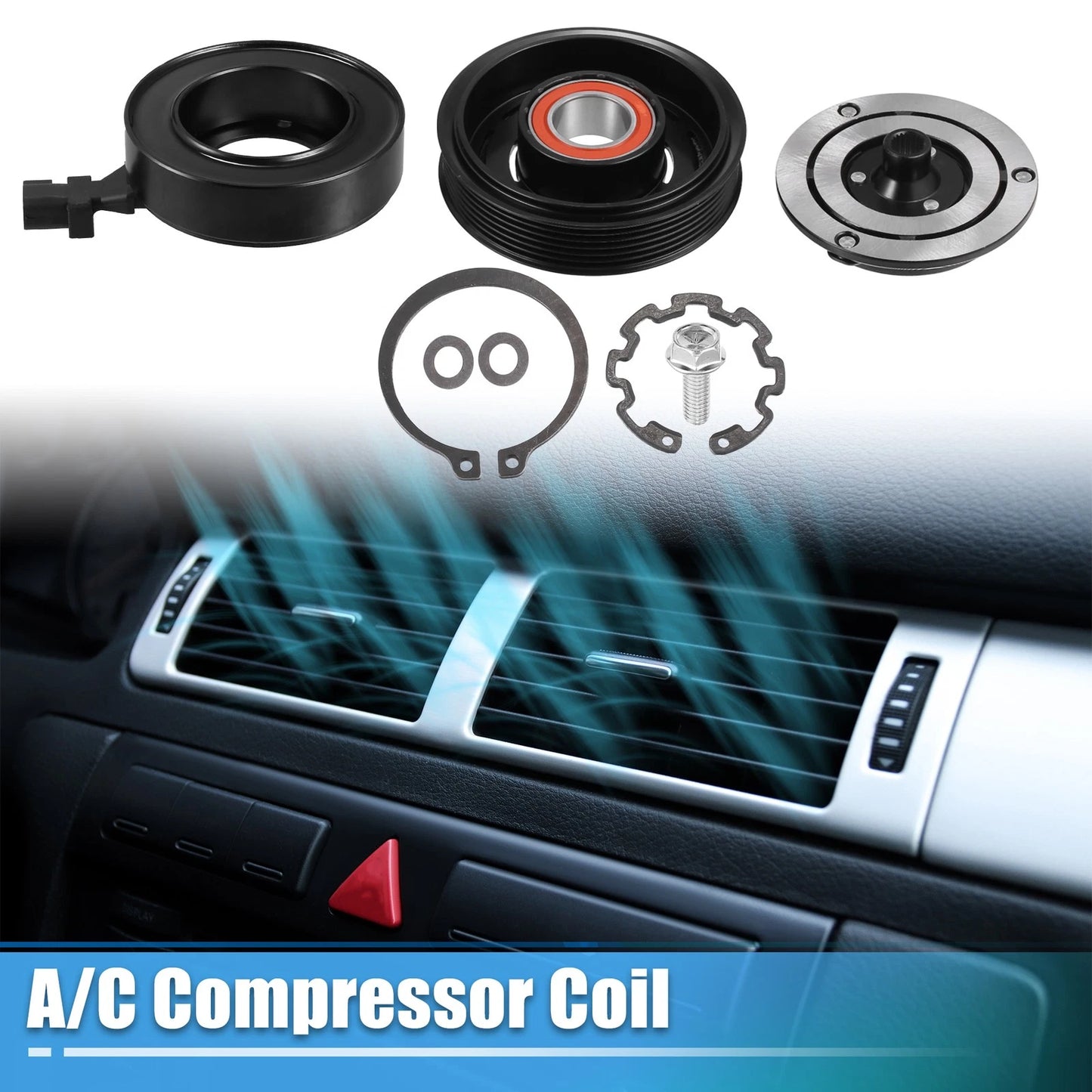 AC Compressor Clutch Kit for Jeep Liberty 6Cyl 3.7L (2009-2012)