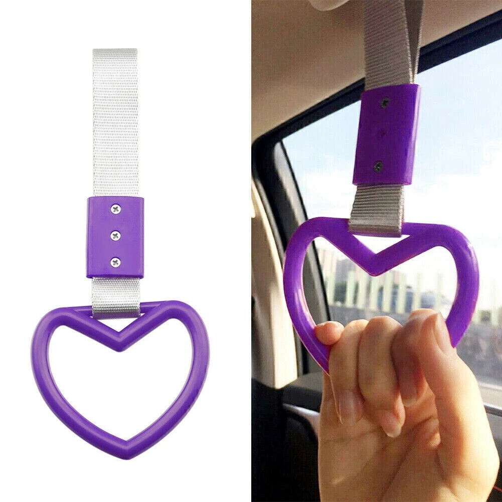 Tsurikawa Ring Handle Strap for JDM Train Bus Drift Charm - Purple