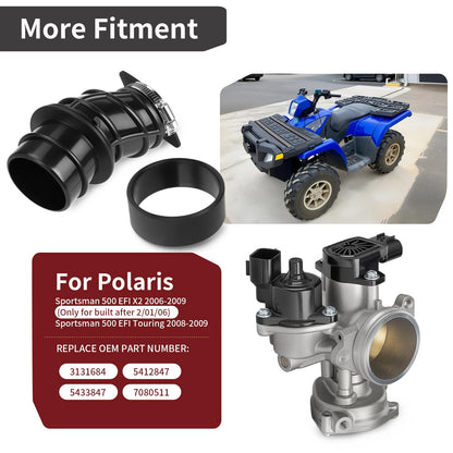 Throttle Body Assembly for Polaris Sportsman X2 500 EFI 2006-2009 w/Boot