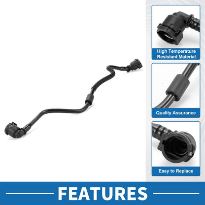 Radiator Hose for BMW 740i 2016-2019 Plastic Black 1 x Piece