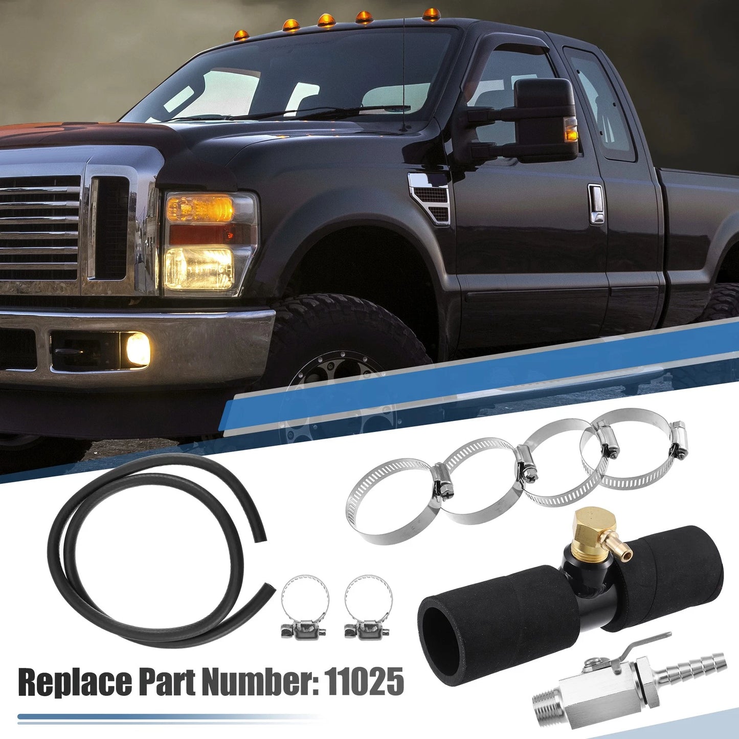 Auxiliary Diesel Fuel Tank Install Kit for Ford & Chevrolet