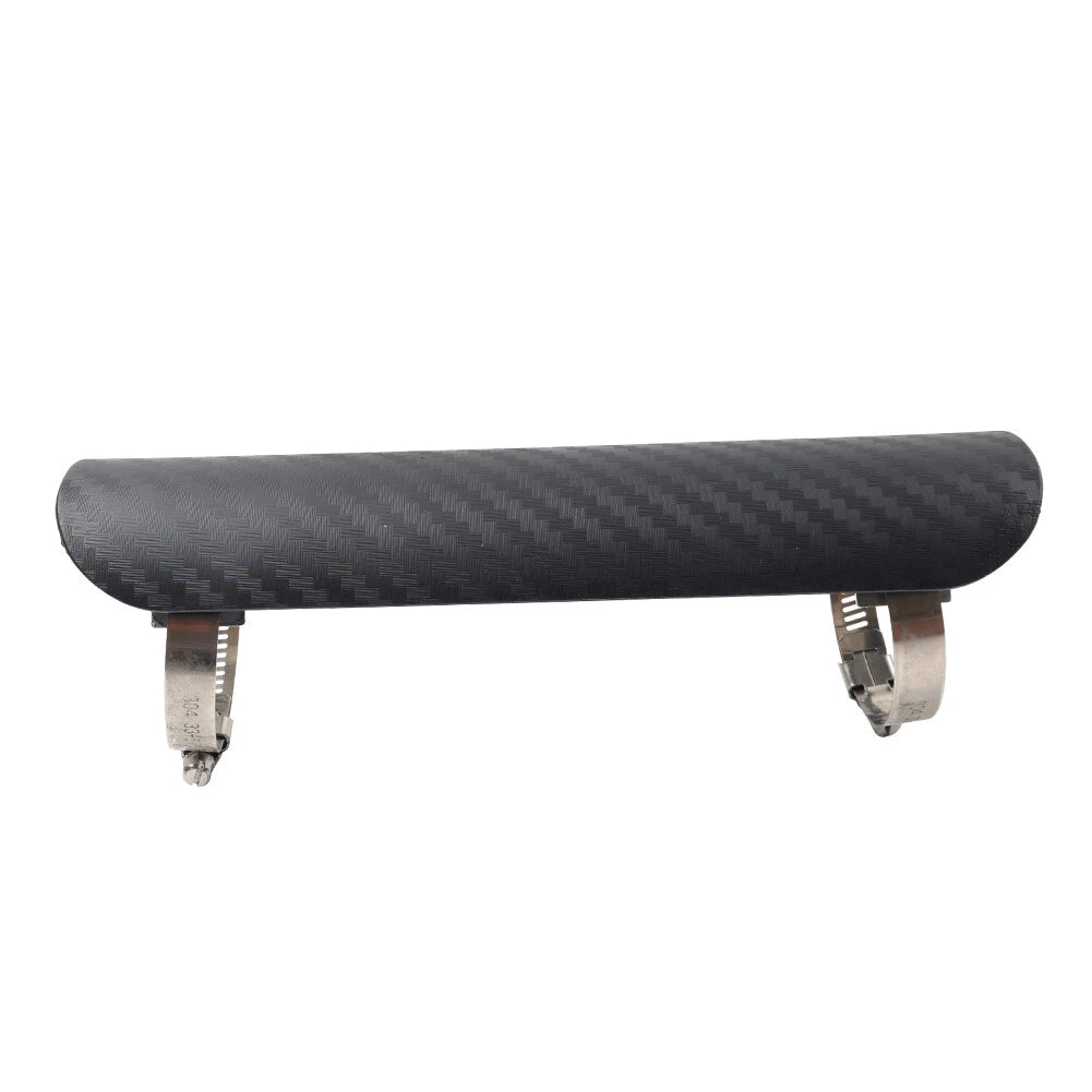 Universal Exhaust Muffler Pipe Heat Shield Cover for Motorcycle - Black