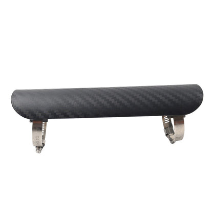Universal Exhaust Muffler Pipe Heat Shield Cover for Motorcycle - Black