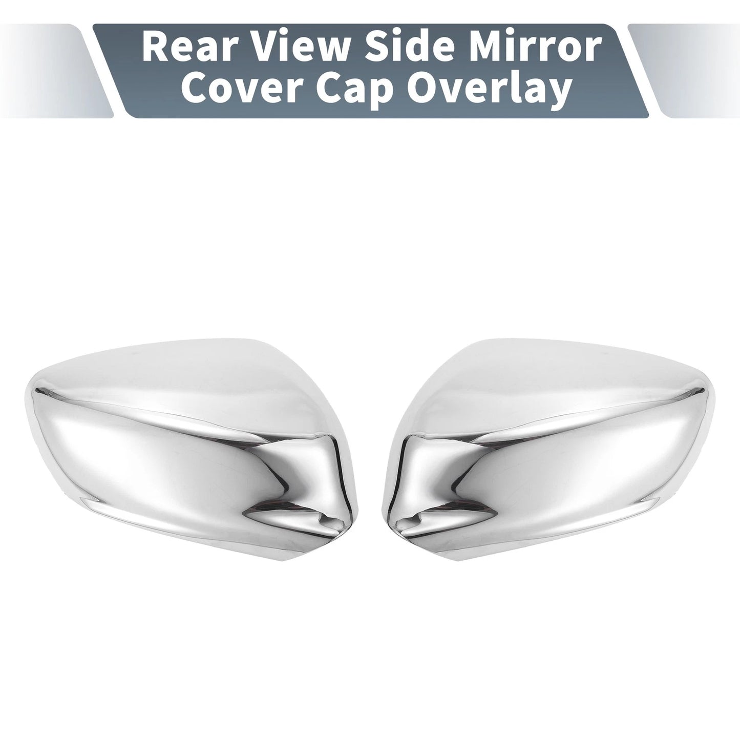 Chrome Plated Rearview Mirror Covers for Peugeot 301 (2013-2018)