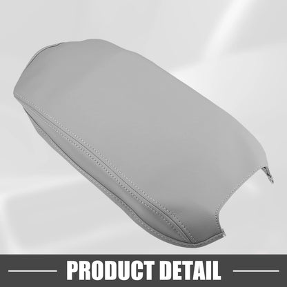 Car Center Console Armrest Cover Pad for Toyota Camry Hybrid (2012-2017) Gray