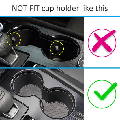 Carbon Fiber Front Gear Shift Water Cup Holder Cover for Nissan Rogue (2021-2023)