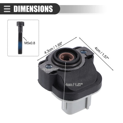 Throttle Position Sensor for Dodge (Plastic, Black)
