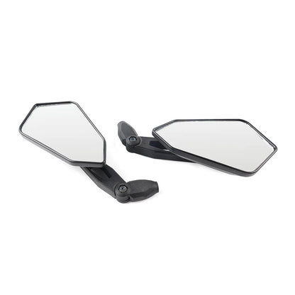 10mm Rear View Side Mirrors for Motorcycle Cruiser Chopper Scooter ATV