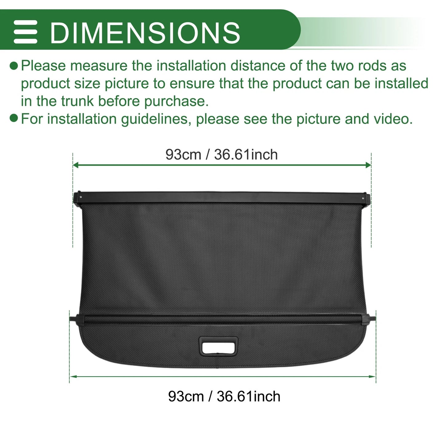 Cargo Cover for Peugeot 2008 (2013-2023)