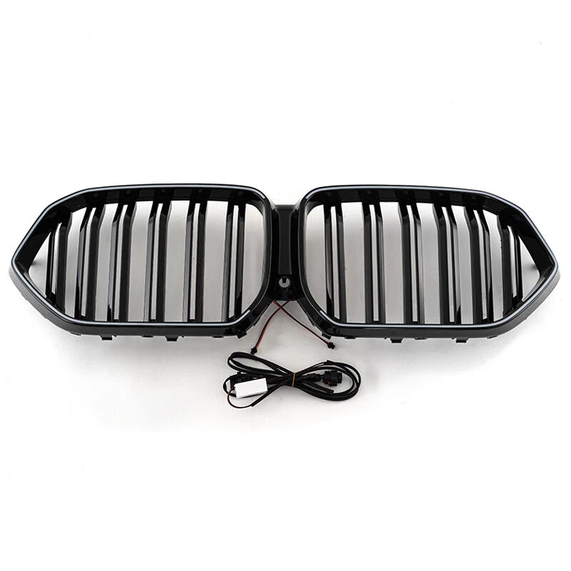 LED Lights Front Mesh Grille for BMW X6 G06 (2019-2023)