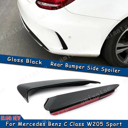 C63 Style Apron Spoiler Canard Trim for Benz W205 (2015-2021)