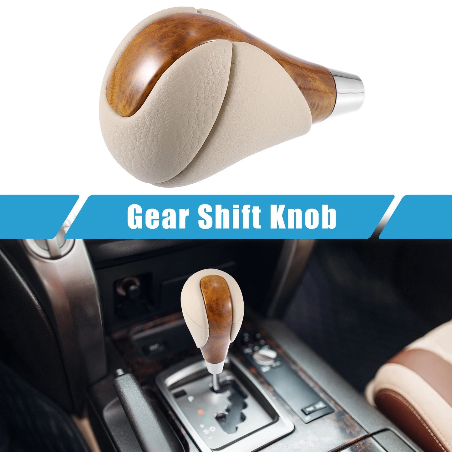 Brown Beige Gear Shift Knob for Lexus