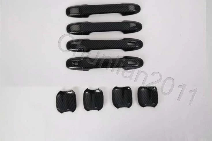 Door Handle Bowl Cover Trim for Subaru Forester 2019-2023 Carbon Fiber