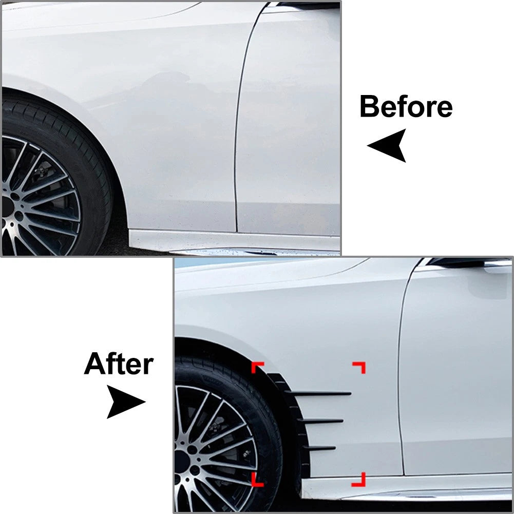 Gloss Front Rear Side Wheel Eyebrows Spoiler for Benz C-Class (2022-2024)