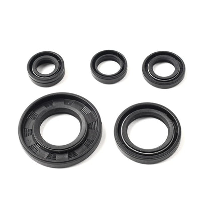 5Pcs Engine Gear Shaft Oil Seals for Yamaha YBR125 Motorcycle (2005-2016)