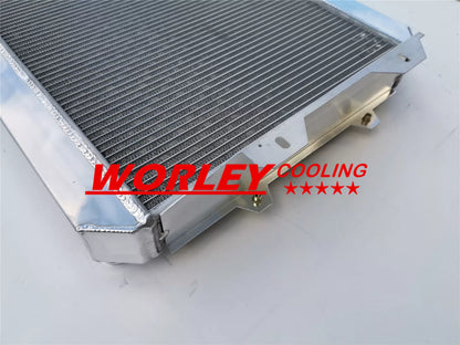 3-Core Aluminum Radiator + Black Hose for HILUX RN105 RN106 RN130 (1995-2005)