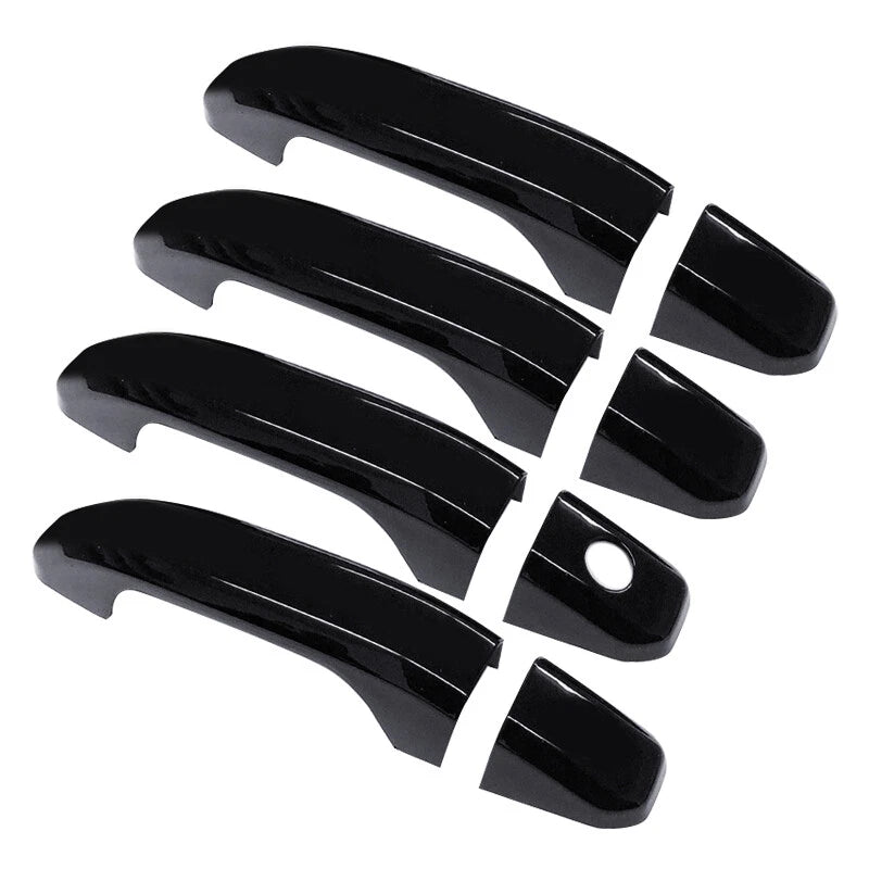 Black Side Door Handle Cover Trim for GMC Sierra 1500 2500 3500 HD (2014-2019)