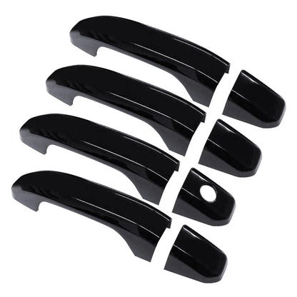 Black Side Door Handle Cover Trim for GMC Sierra 1500 2500 3500 HD (2014-2019)