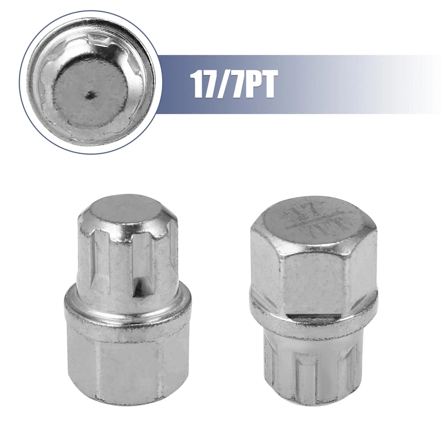 Solid Auto Anti Theft Wheel Lock Lug Nut Key for BMW (2017-2023)