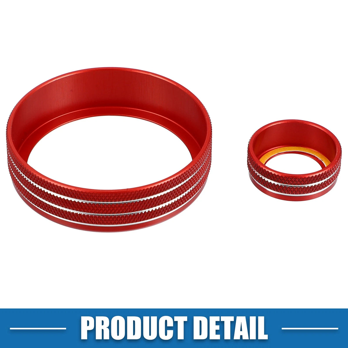 AC Audio Volume Knob Cover Set for Subaru BRZ GR86 2022 Red