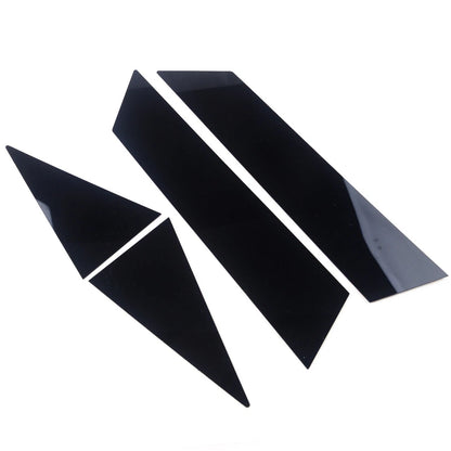 Black Window Pillar Post Cover Trim for 2013-2018 Nissan Altima