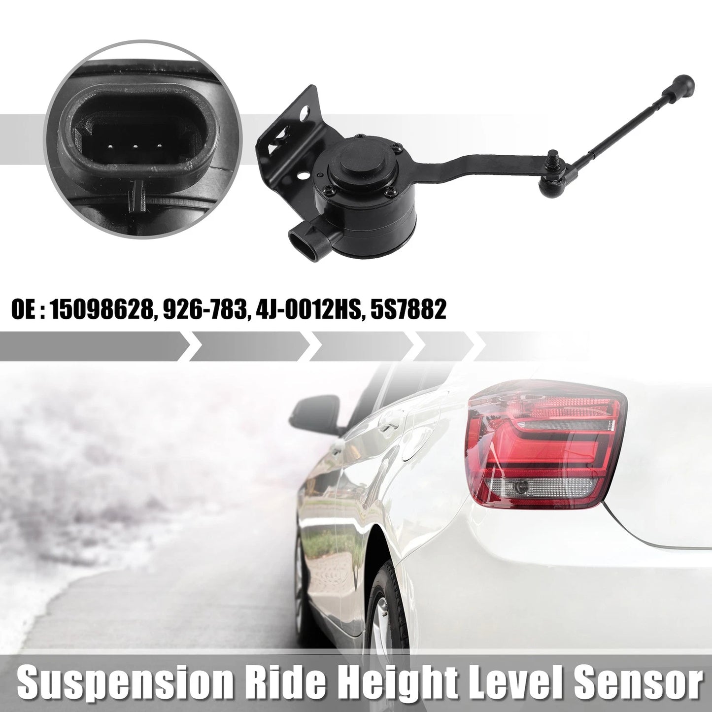 Front Left Air Suspension Ride Height Level Sensor for Chevrolet
