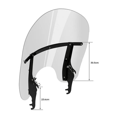 Clear Front Windshield for Harley Heritage Softail Fatboy Slim (2000-2017)