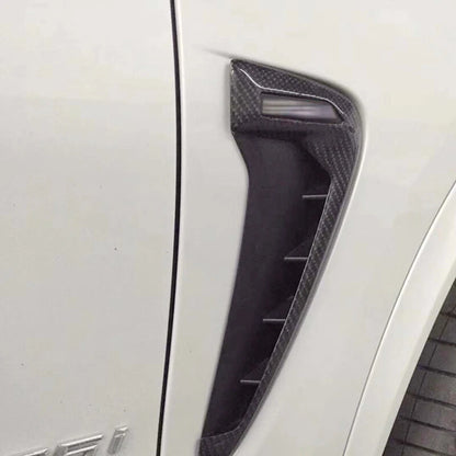 for 2015-2018 BMW X5 F15 X5M Carbon Fiber Air Vent Side Fender Trim Grille Cover