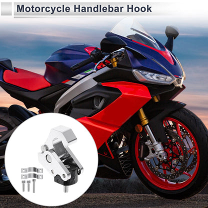 Square Aluminum Alloy Hanging Hook 1 x Set for Motorcycle