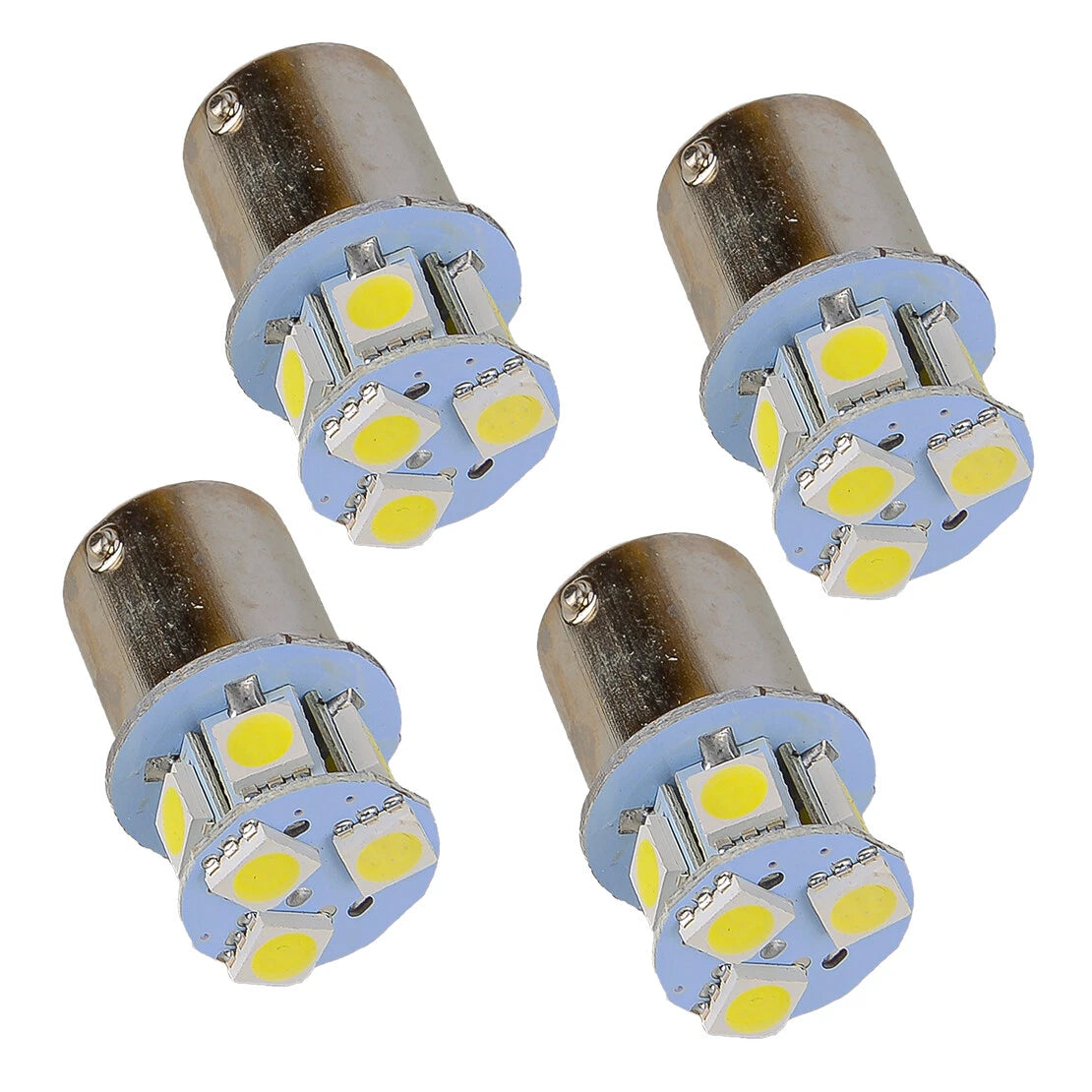 4 x 1156 BA15S P21W 8SMD LED Daytime Running Light Bulbs for Car