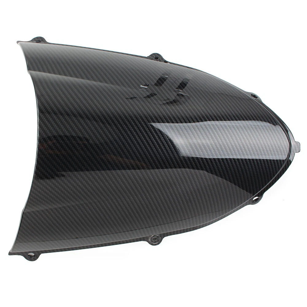 Black Carbon Fiber ABS Windshield for Kawasaki ZX-10R (2004-2005)