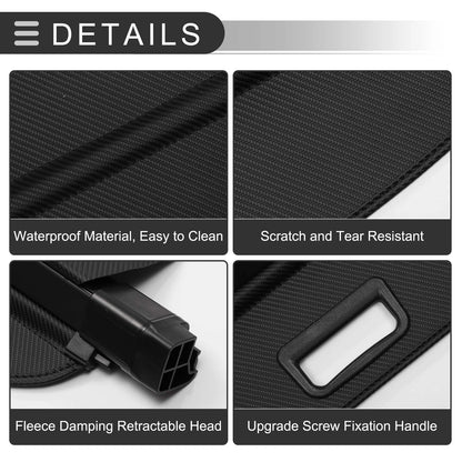 Retractable Cargo Cover for BMW X3 E83 2004-2010 Black Carbon Fiber