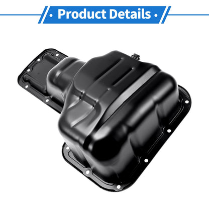 Engine Oil Pan for Toyota Corolla (1998-2008) - 1 x Iron Black